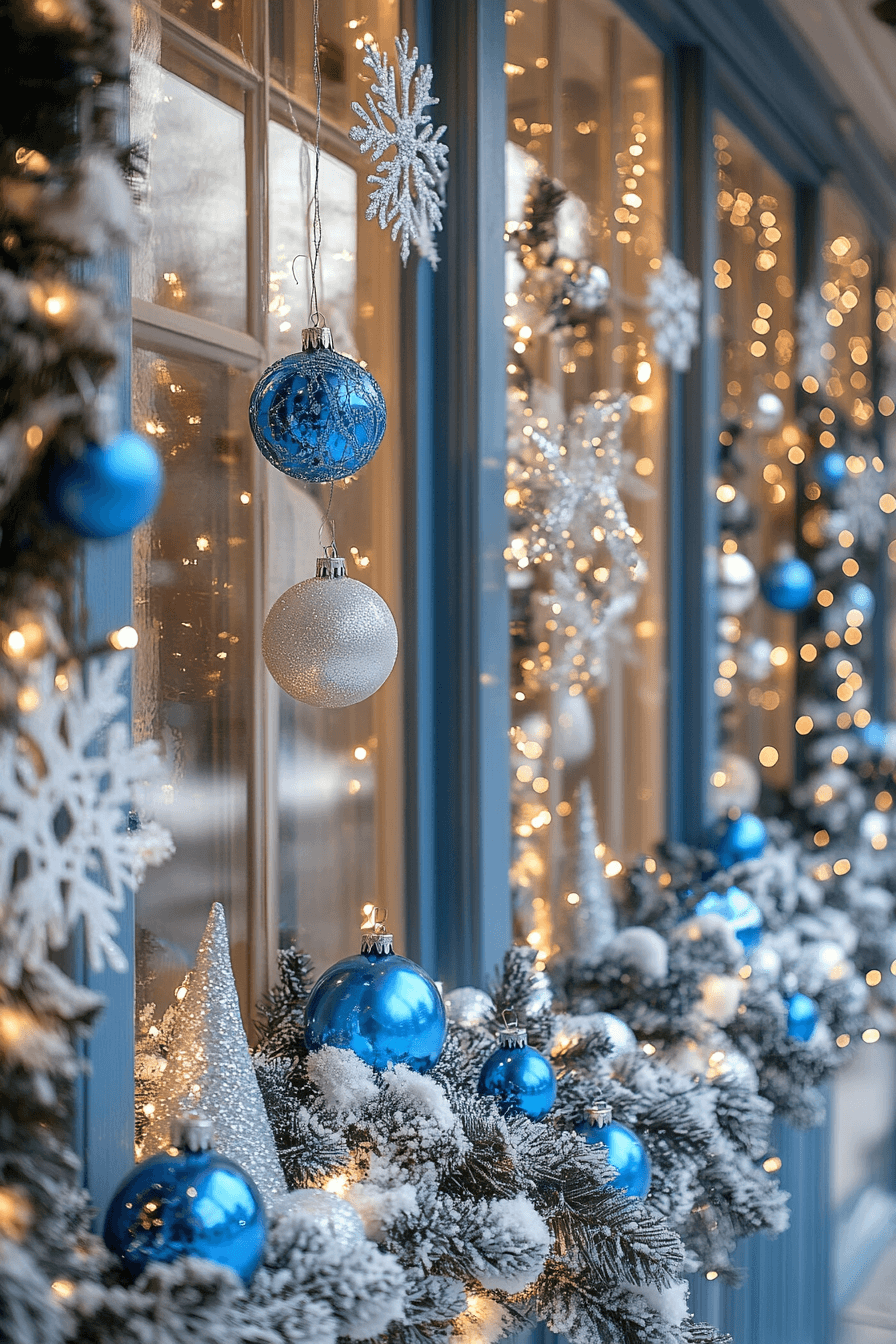 29 Blue Christmas Decor Ideas for a Magical Winter Glow 22 blue christmas decor ideas