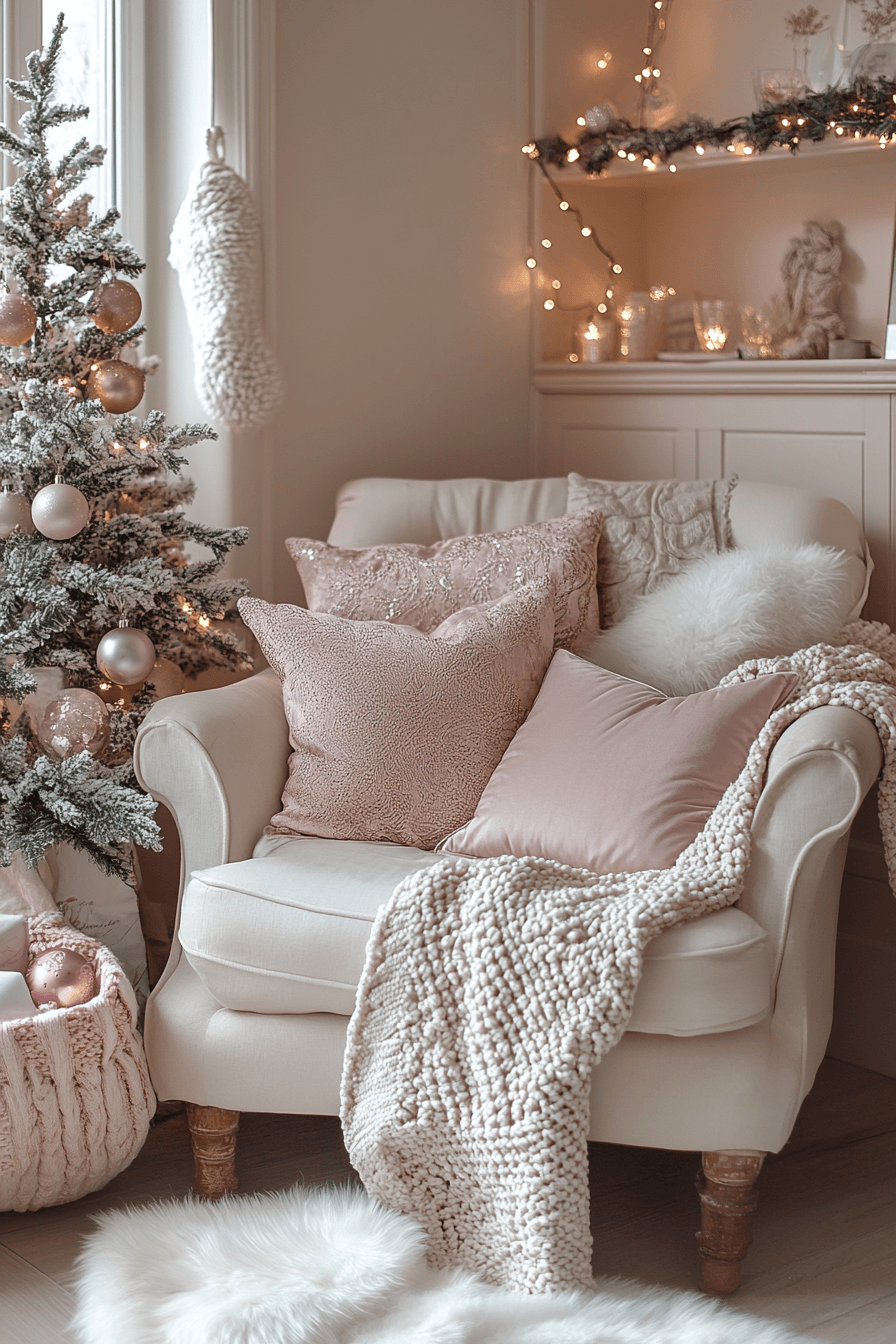 29 Rose Gold Christmas Decor Ideas For A Dreamy Sparkle Filled Celebration 22 rose gold christmas decor ideas