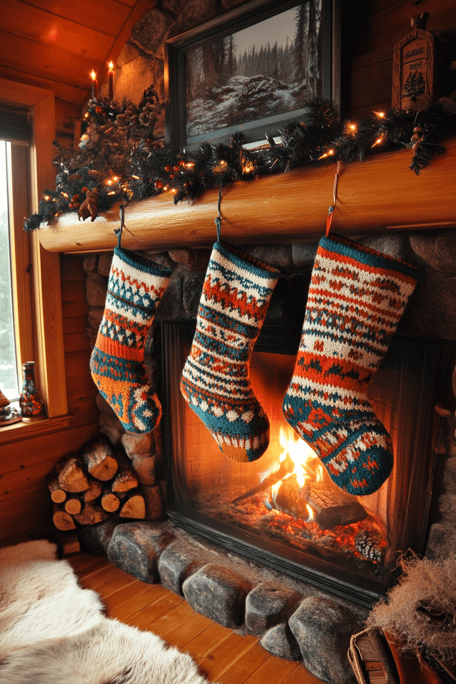 29 Stocking Decorating Ideas That Make Your Mantel Shine Bright 22 stocking decorating ideas
