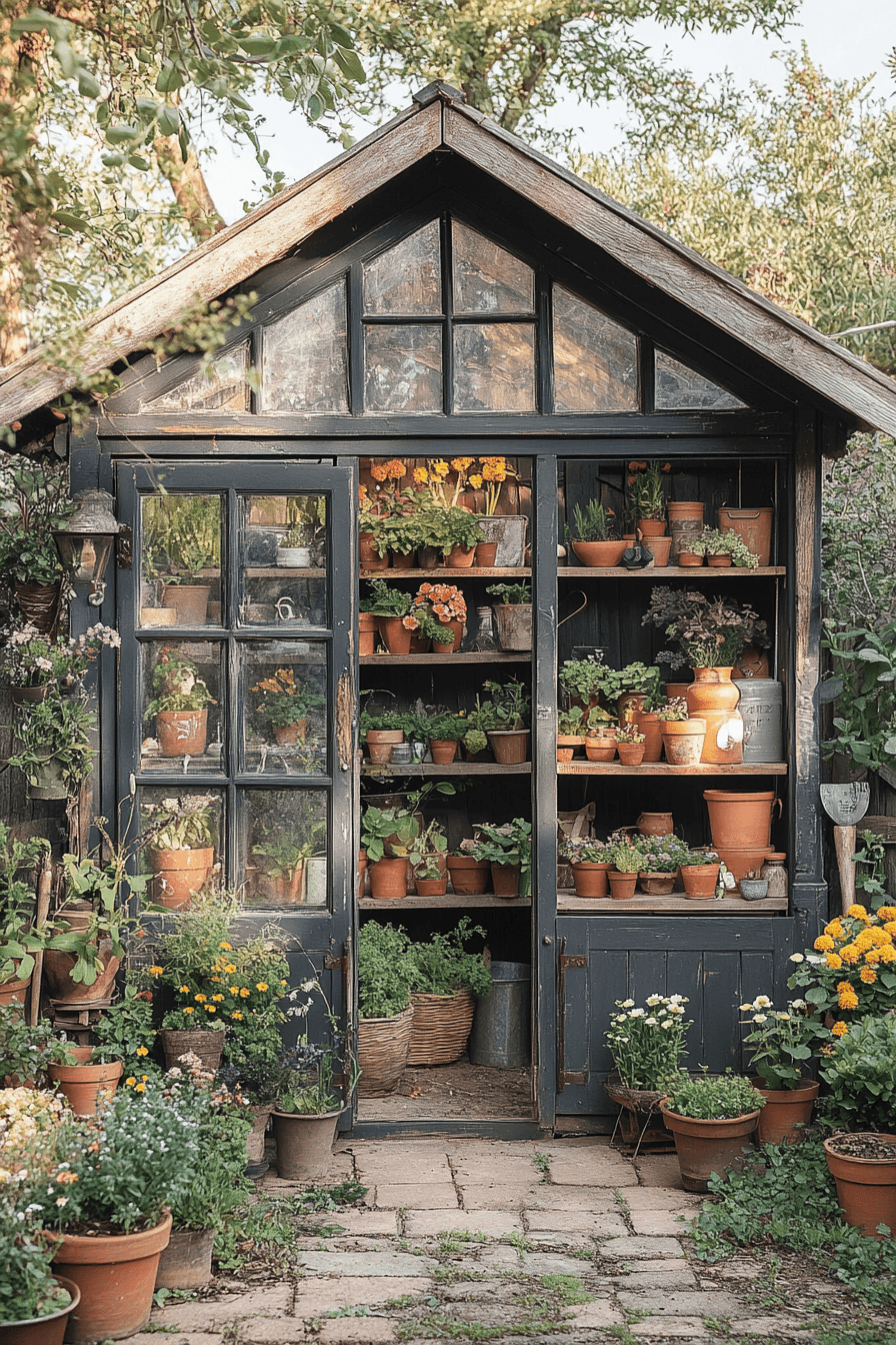 29 Vintage Garden Decor Inspirations To Create A Peaceful Backyard Escape 23 vintage garden decor