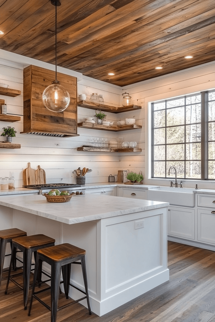 29 Shiplap Backsplash Ideas That Spark Cozy Happy Vibes 23 shiplap backsplash ideas
