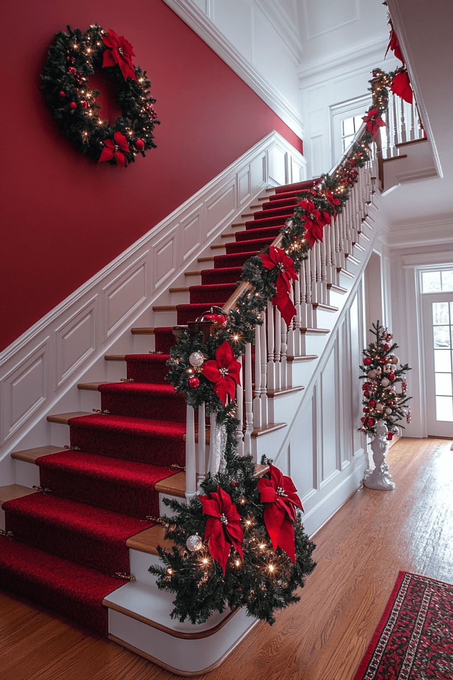 29 Red and White Christmas Decor Ideas For a Cozy Candy Cane Inspired Style 23 red and white christmas decor