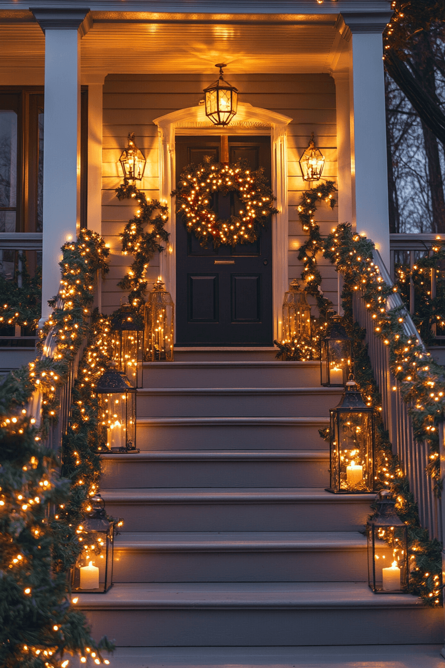 29 Christmas Porch Decor Ideas For A Bright Joy Filled Holiday Look 23 christmas porch decor