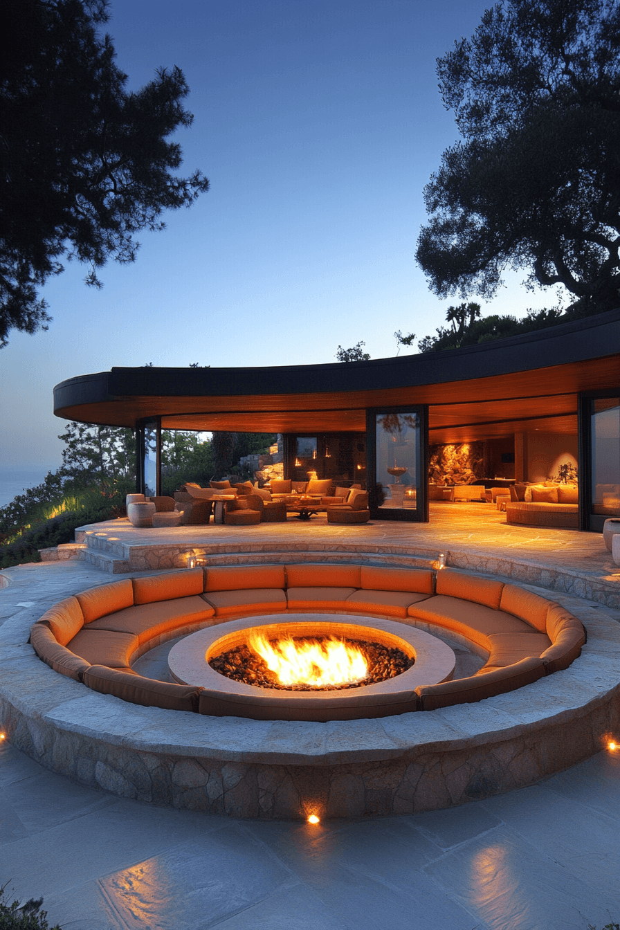 29 Backyard Fire Pit Ideas Lounge Areas That Make Evenings Feel Magical 23 backyard fire pit ideas lounge areas