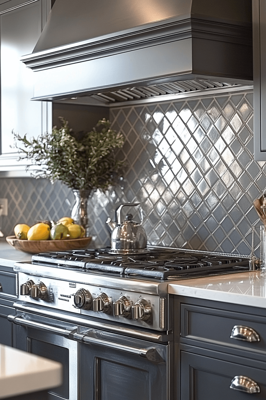 29 Herringbone Backsplash Ideas That Make Your Space Feel Inspired 24 herringbone backsplash
