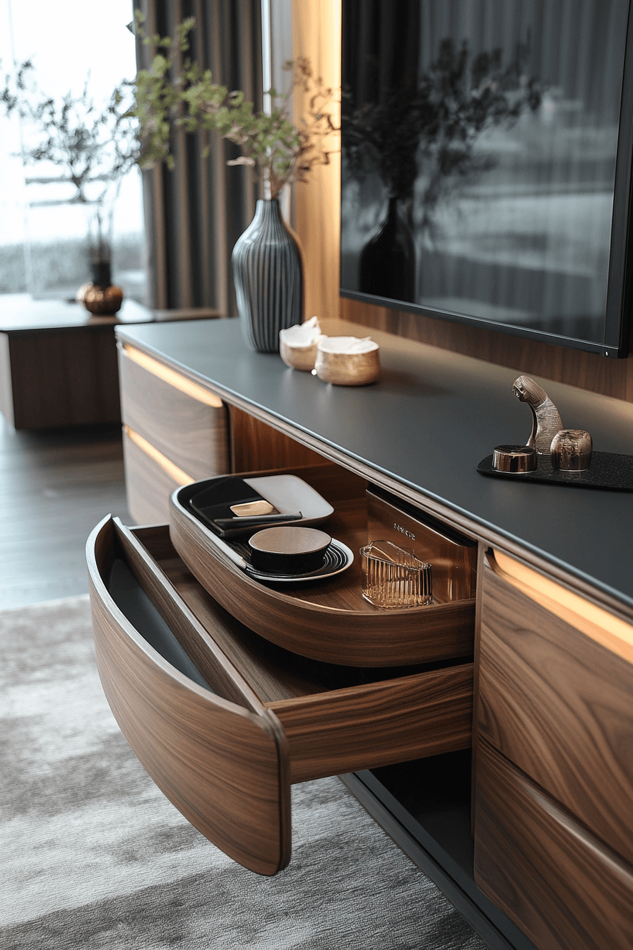 29 TV Unit Design Modern Ideas That Spark Happy Contemporary Vibes 24 tv unit design modern