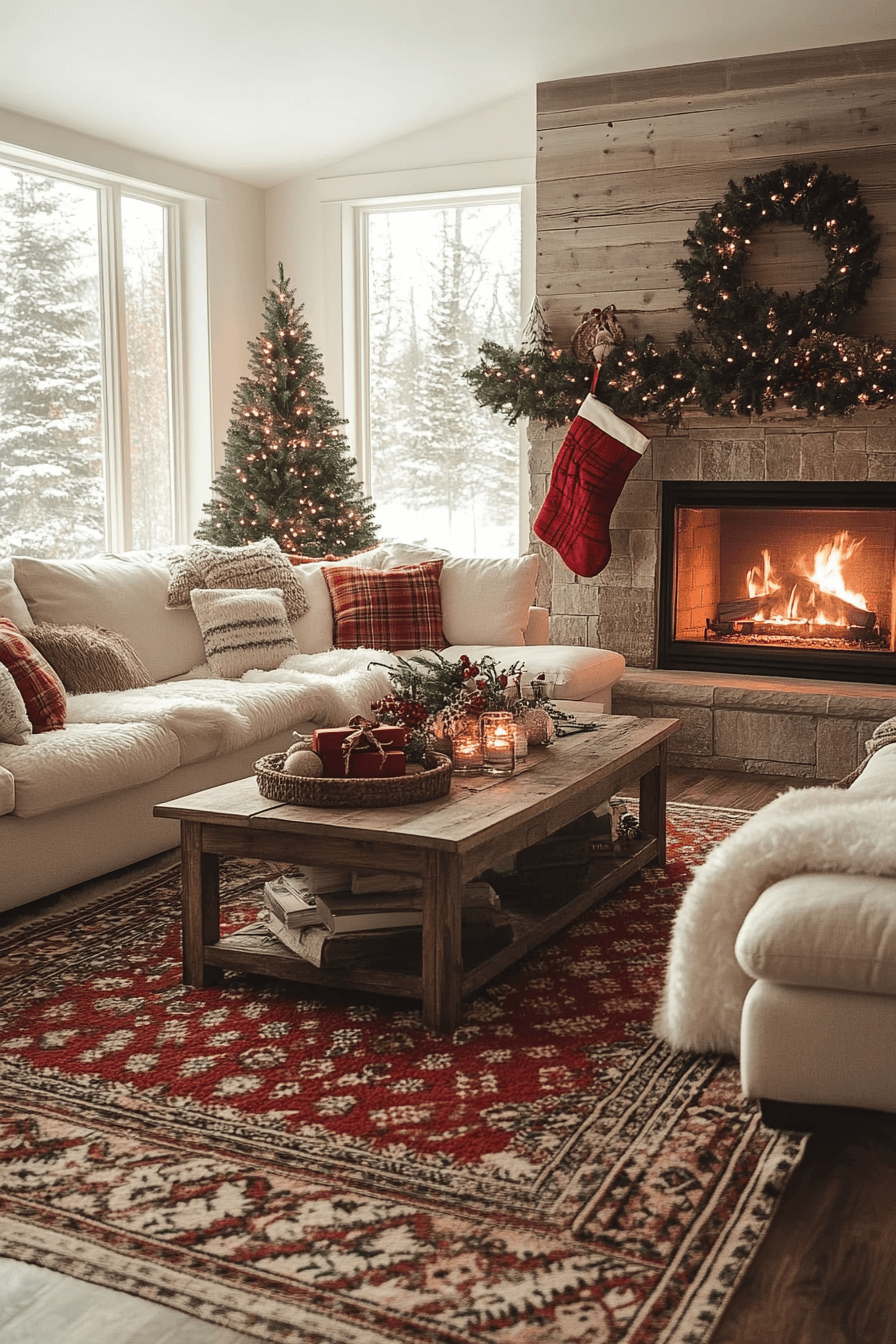 29 Farmhouse Christmas Decor Ideas for the Coziest Holiday Ever 24 farmhouse christmas decor ideas