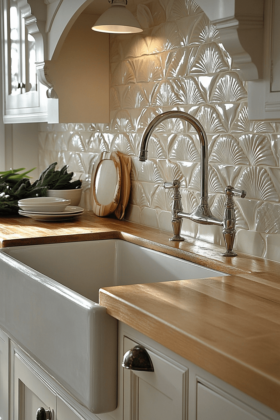 29 Coastal Kitchen Backsplash Ideas For A Cheerful Beach House Vibe 24 coastal kitchen backsplash ideas