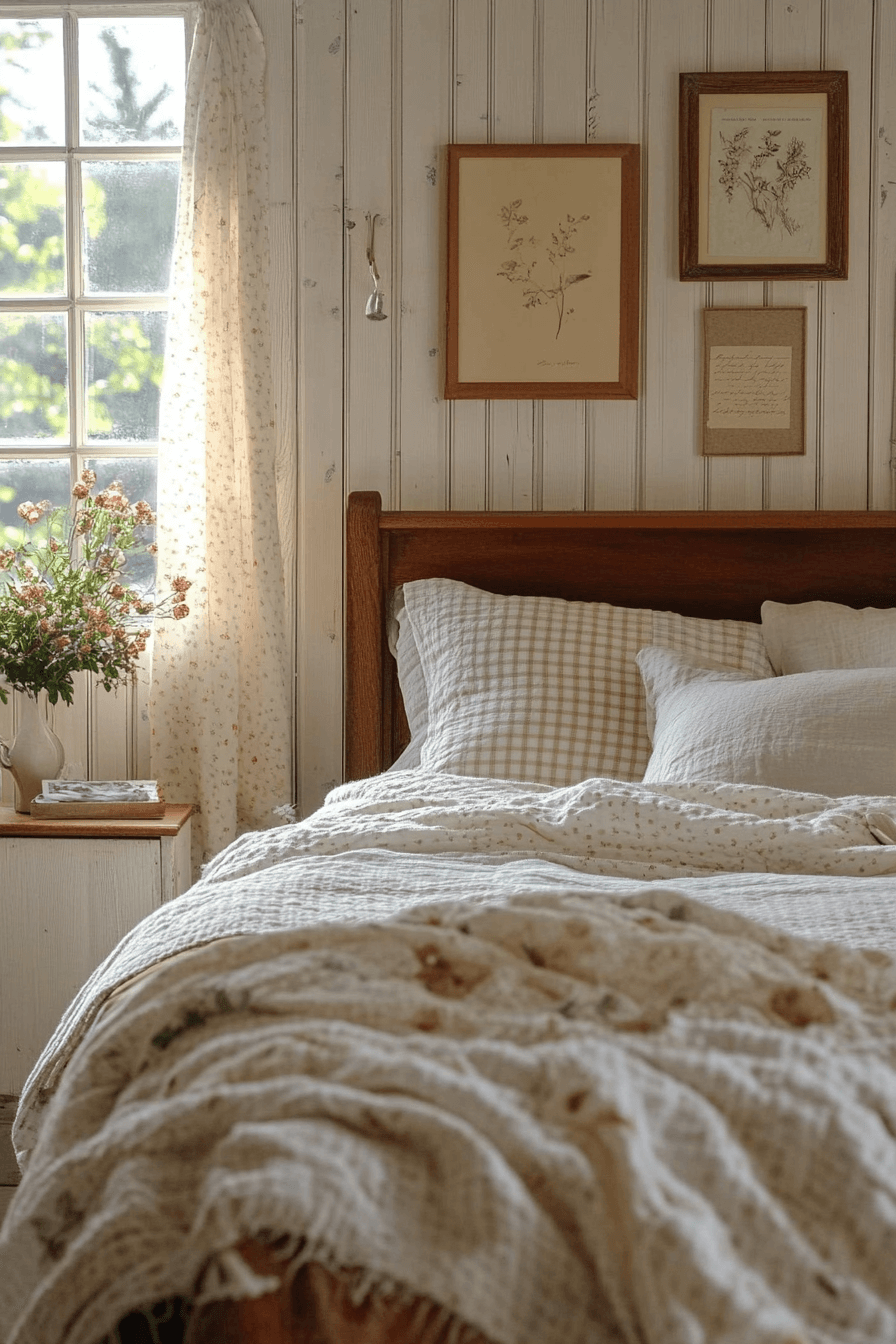 29 Vintage Farmhouse Bedroom Designs To Inspire Charming Cozy Interiors 24 vintage farmhouse bedroom