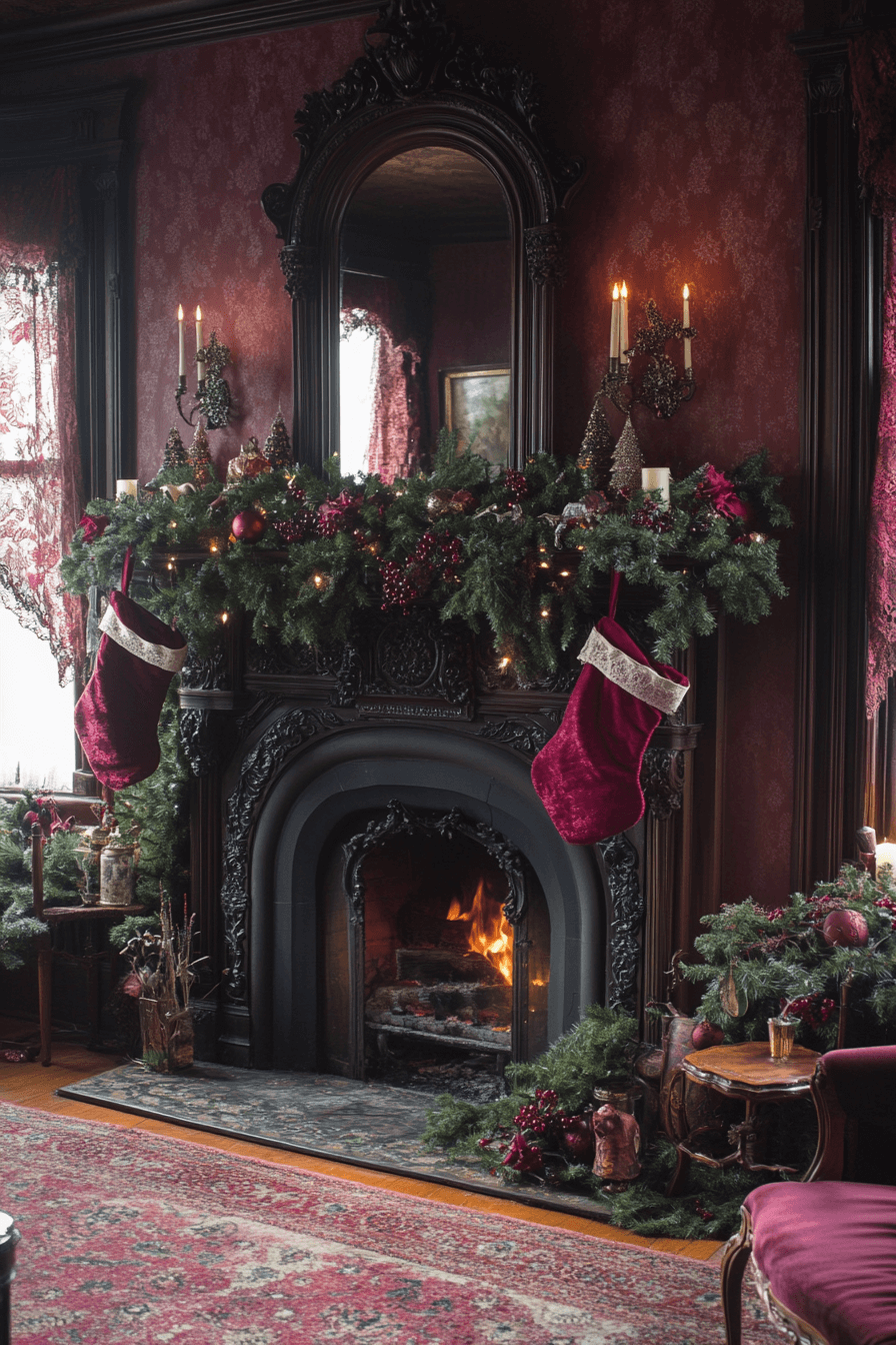 29 Christmas Mantel Decor Ideas For A Stunning Festive Fireplace Style 24 christmas mantel decor