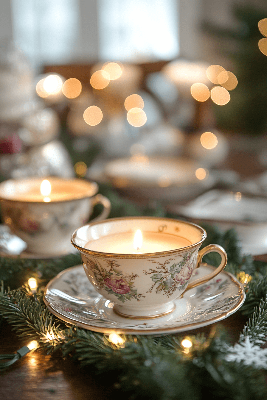 29 Christmas Candle Decor Ideas For A Dreamy Magical Christmas Atmosphere 24 christmas candle decor ideas