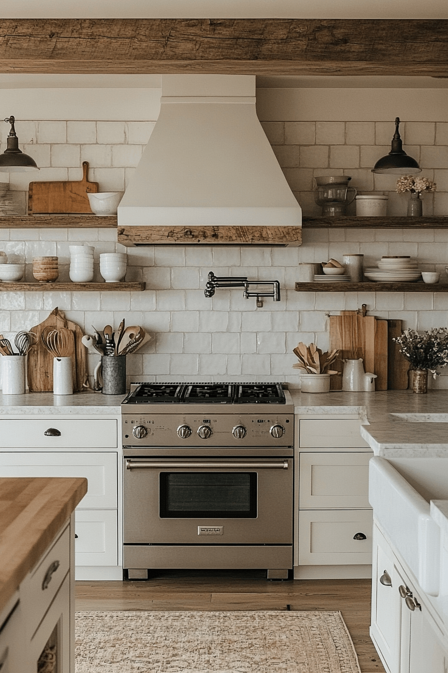 29 Farmhouse Kitchen Backsplash Ideas For A Light Airy Farmhouse Upgrade 24 farmhouse kitchen backsplash ideas