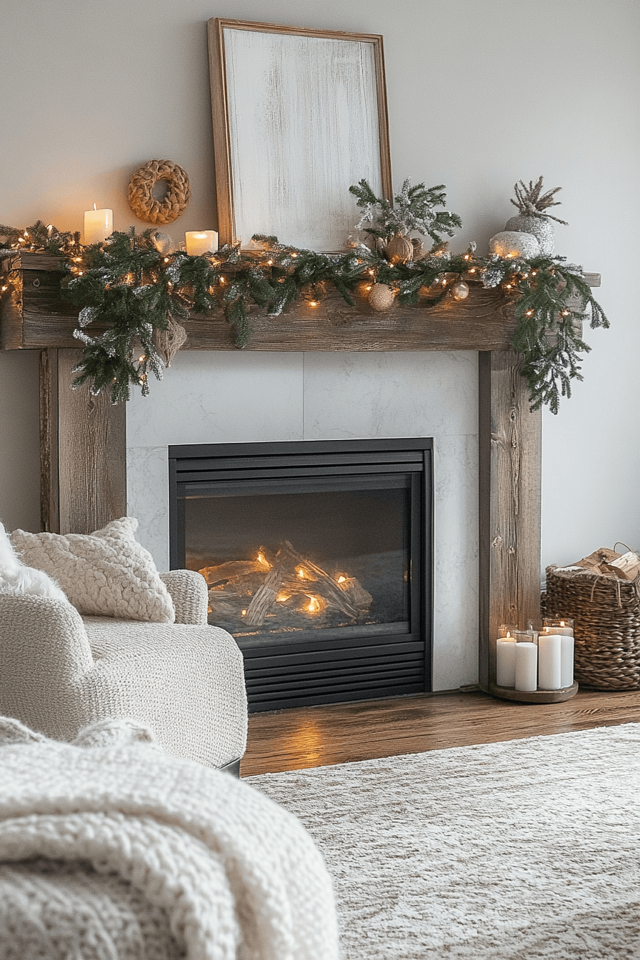 29 Christmas Fireplace Decor Ideas For A Warm Merry Hearth Display 25 christmas fireplace decor
