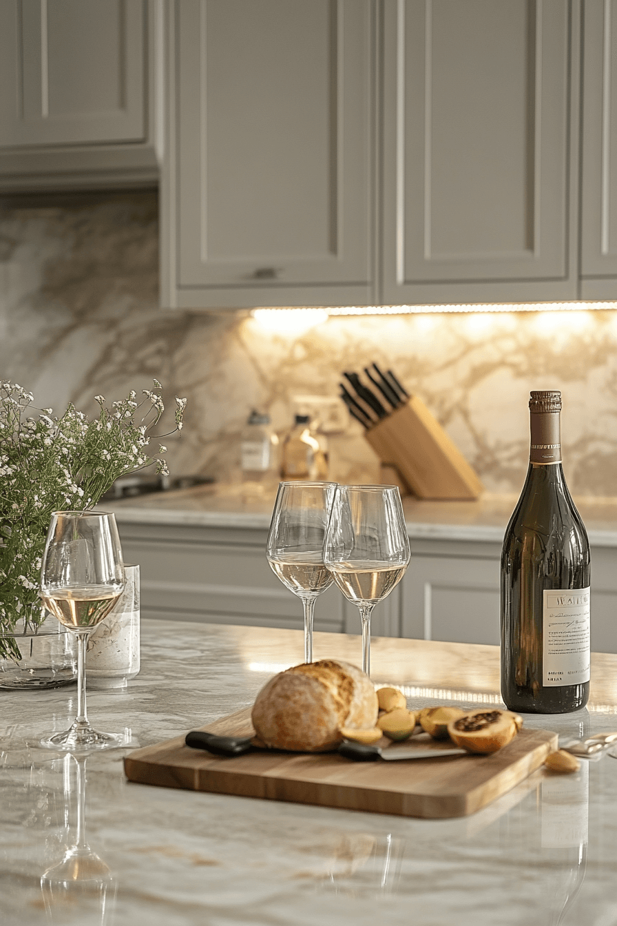 29 Marble Backsplash Inspirations To Create A Bright Modern Space 25 marble backsplash