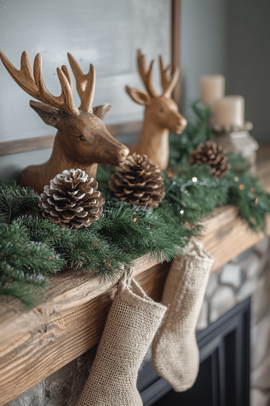 29 Christmas Mantel Decor Ideas For A Stunning Festive Fireplace Style 25 christmas mantel decor