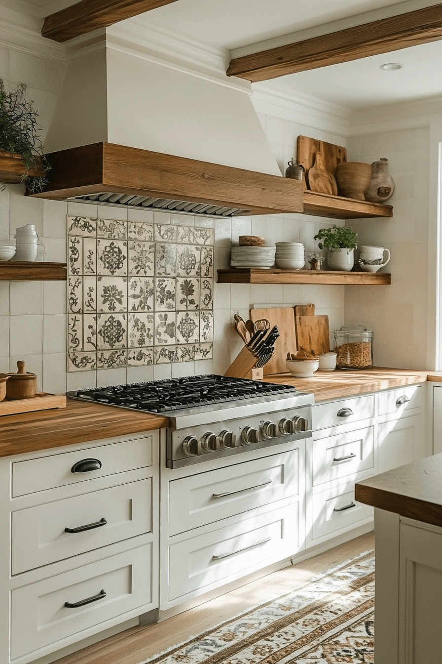 29 Farmhouse Kitchen Backsplash Ideas For A Light Airy Farmhouse Upgrade 26 farmhouse kitchen backsplash ideas