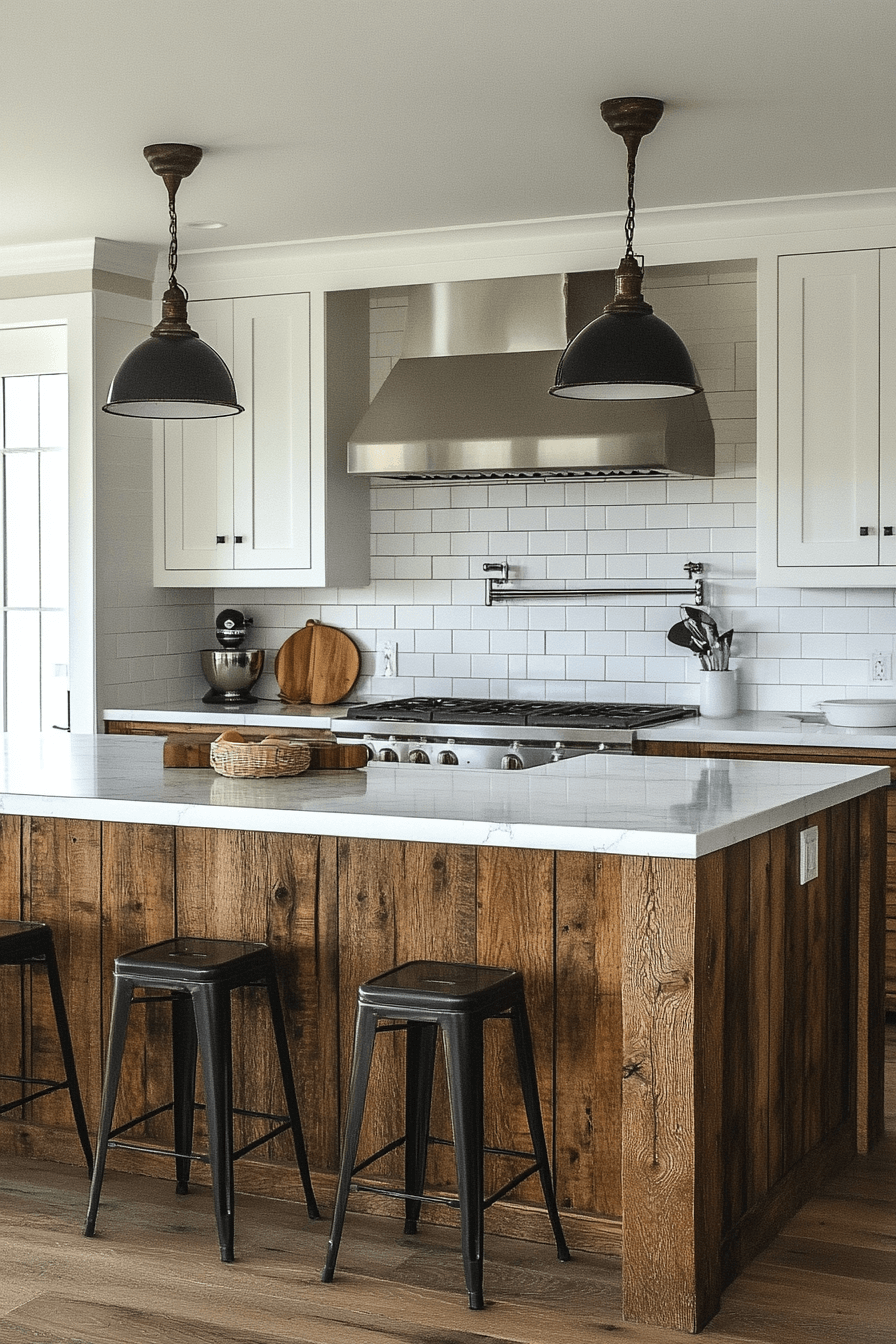 29 Oak Cabinets With White Countertops to Transform Kitchens With Pure Harmony 26 oak cabinets with white countertops