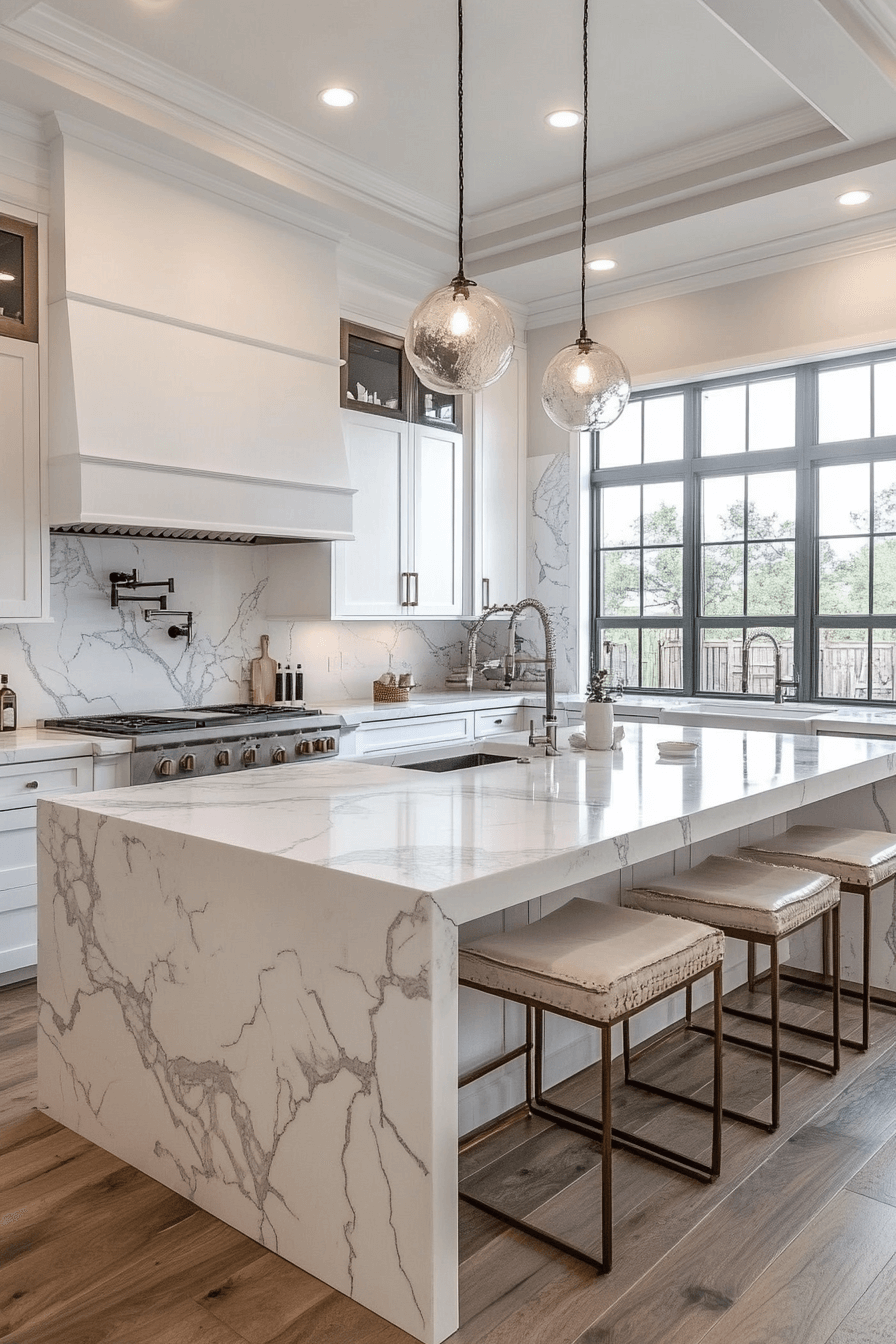 29 White Marble Countertops That Add Instant Elegance to Any Space 26 white marble countertops