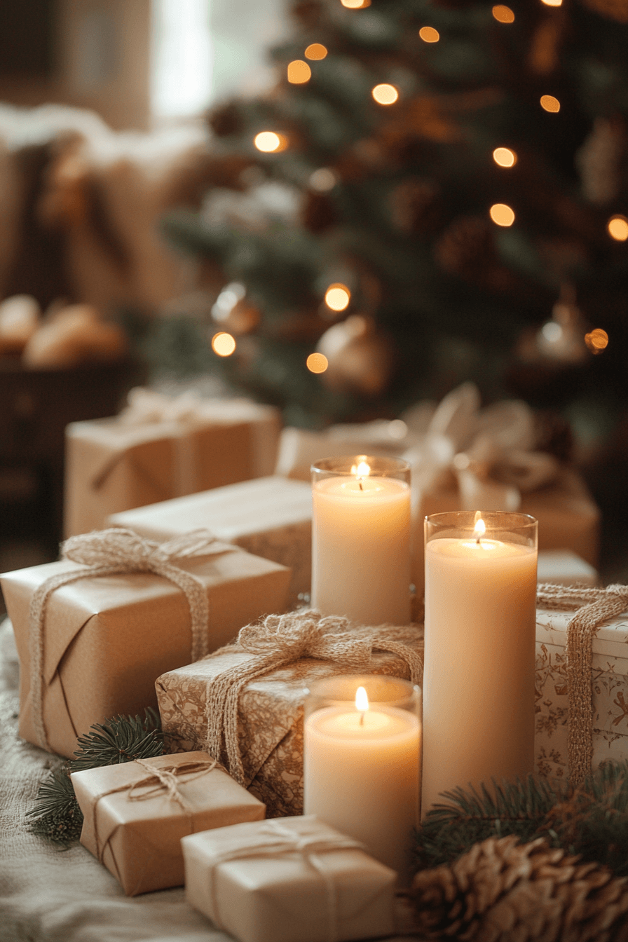 29 Christmas Candle Decor Ideas For A Dreamy Magical Christmas Atmosphere 27 christmas candle decor ideas
