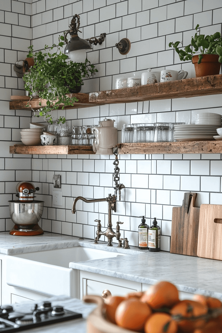 29 Farmhouse Kitchen Backsplash Ideas For A Light Airy Farmhouse Upgrade 27 farmhouse kitchen backsplash ideas