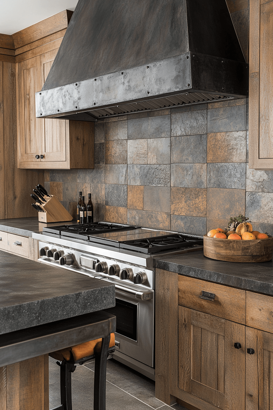 29 Rustic Kitchen Backsplash Ideas For A Charming Uplifting Transformation 27 rustic kitchen backsplash