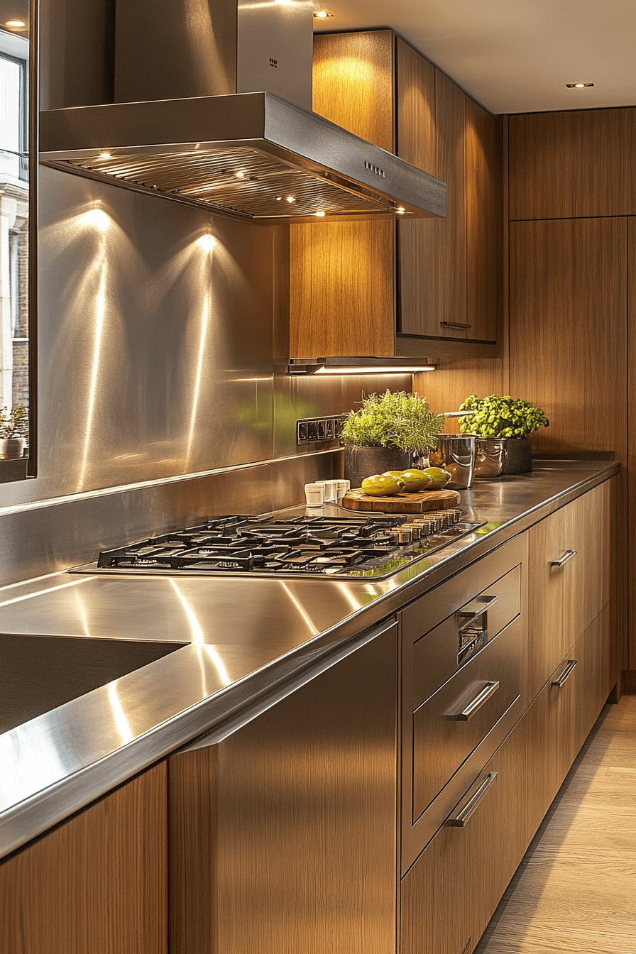 29 Stainless Steel Kitchen Countertops That Bring Professional Charm Home 27 stainless steel kitchen countertops