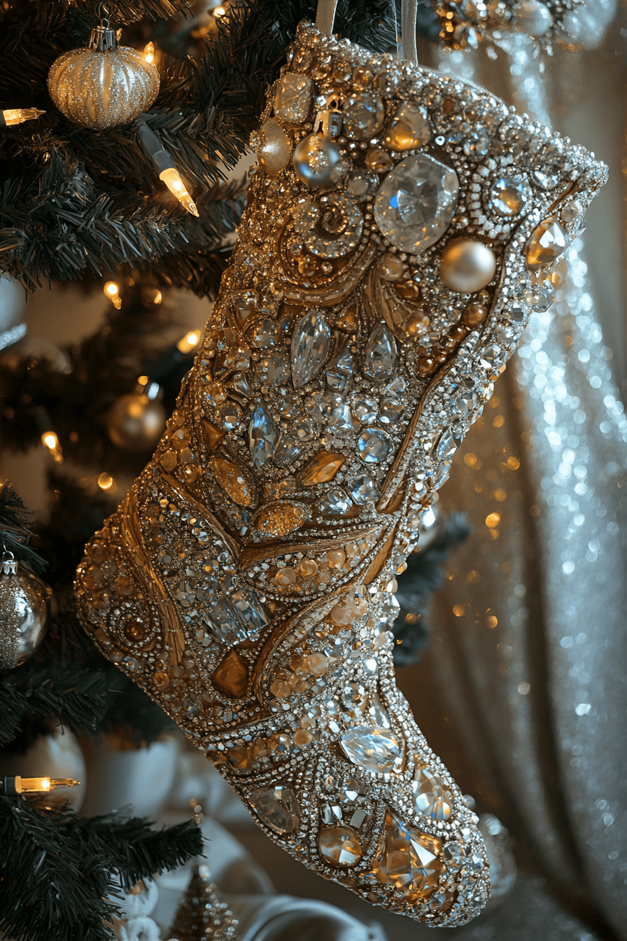 29 Stocking Decorating Ideas That Make Your Mantel Shine Bright 27 stocking decorating ideas