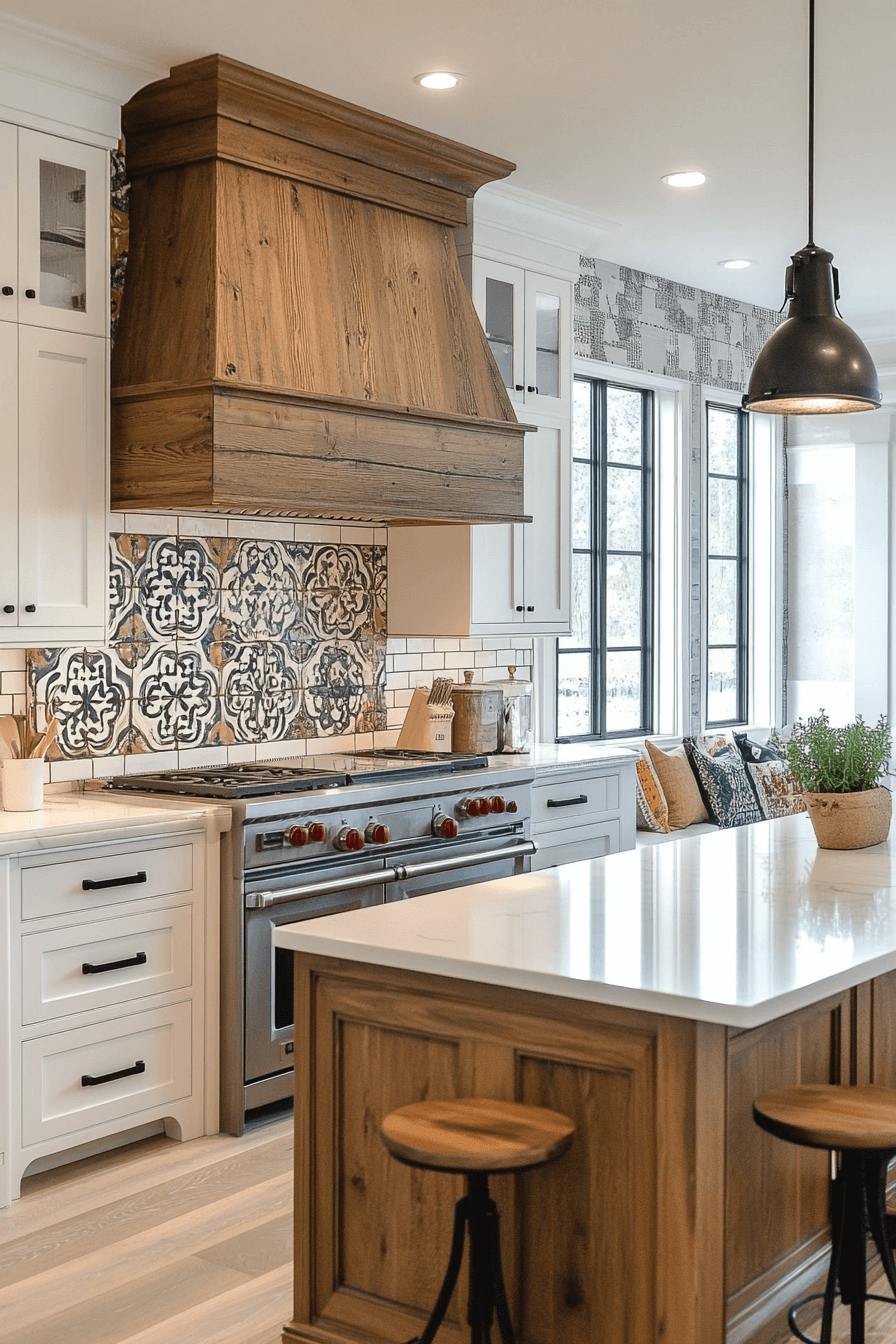 29 Oak Cabinets With White Countertops to Transform Kitchens With Pure Harmony 28 oak cabinets with white countertops