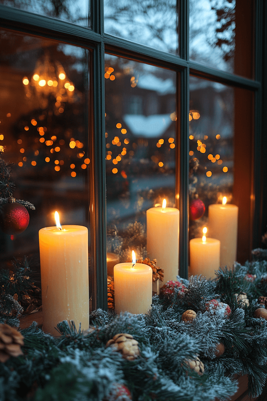 29 Christmas Candle Decor Ideas For A Dreamy Magical Christmas Atmosphere 28 christmas candle decor ideas