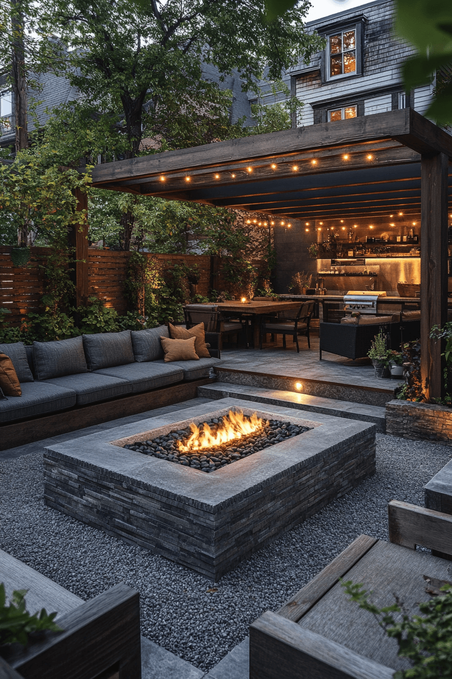 29 Backyard Fire Pit Ideas Lounge Areas That Make Evenings Feel Magical 28 backyard fire pit ideas lounge areas