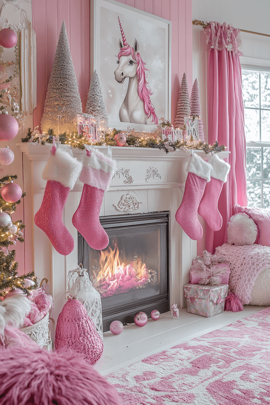 29 Christmas Fireplace Decor Ideas For A Warm Merry Hearth Display 28 christmas fireplace decor