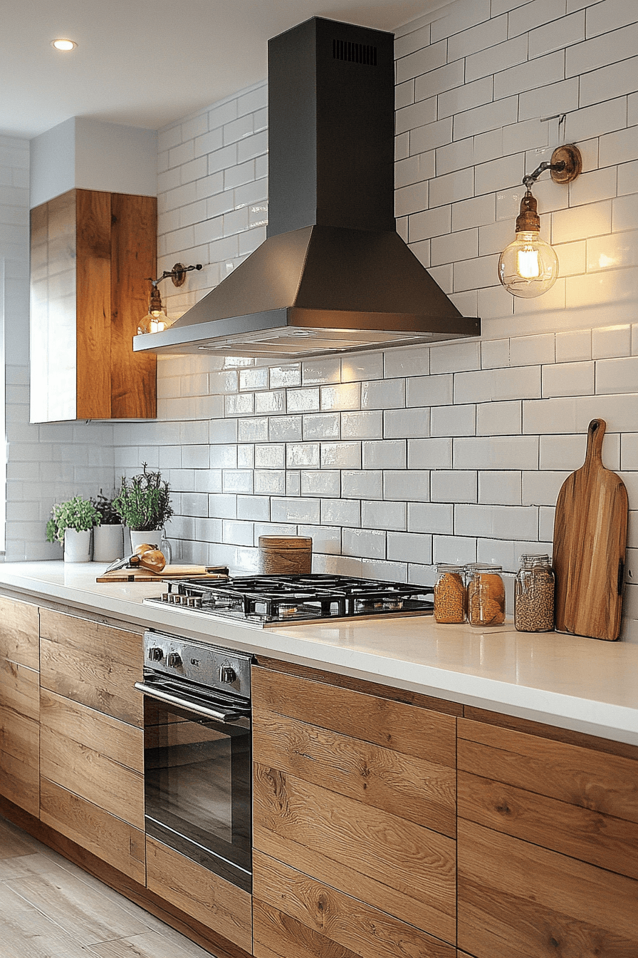 29 Brick Backsplash Kitchen Ideas That Capture Effortless Farmhouse Appeal 29 brick backsplash kitchen