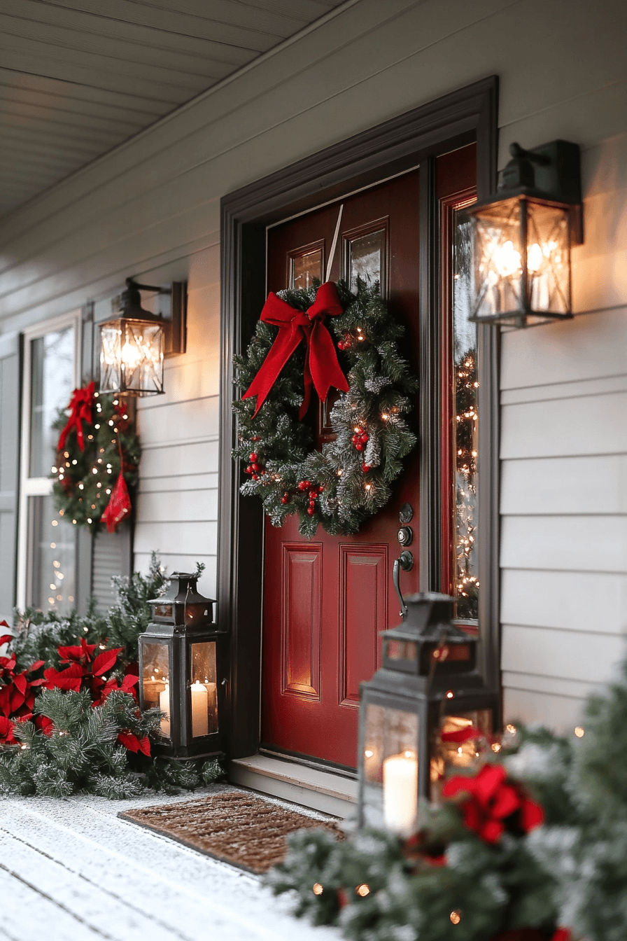 29 Christmas Porch Decor Ideas For A Bright Joy Filled Holiday Look 29 christmas porch decor