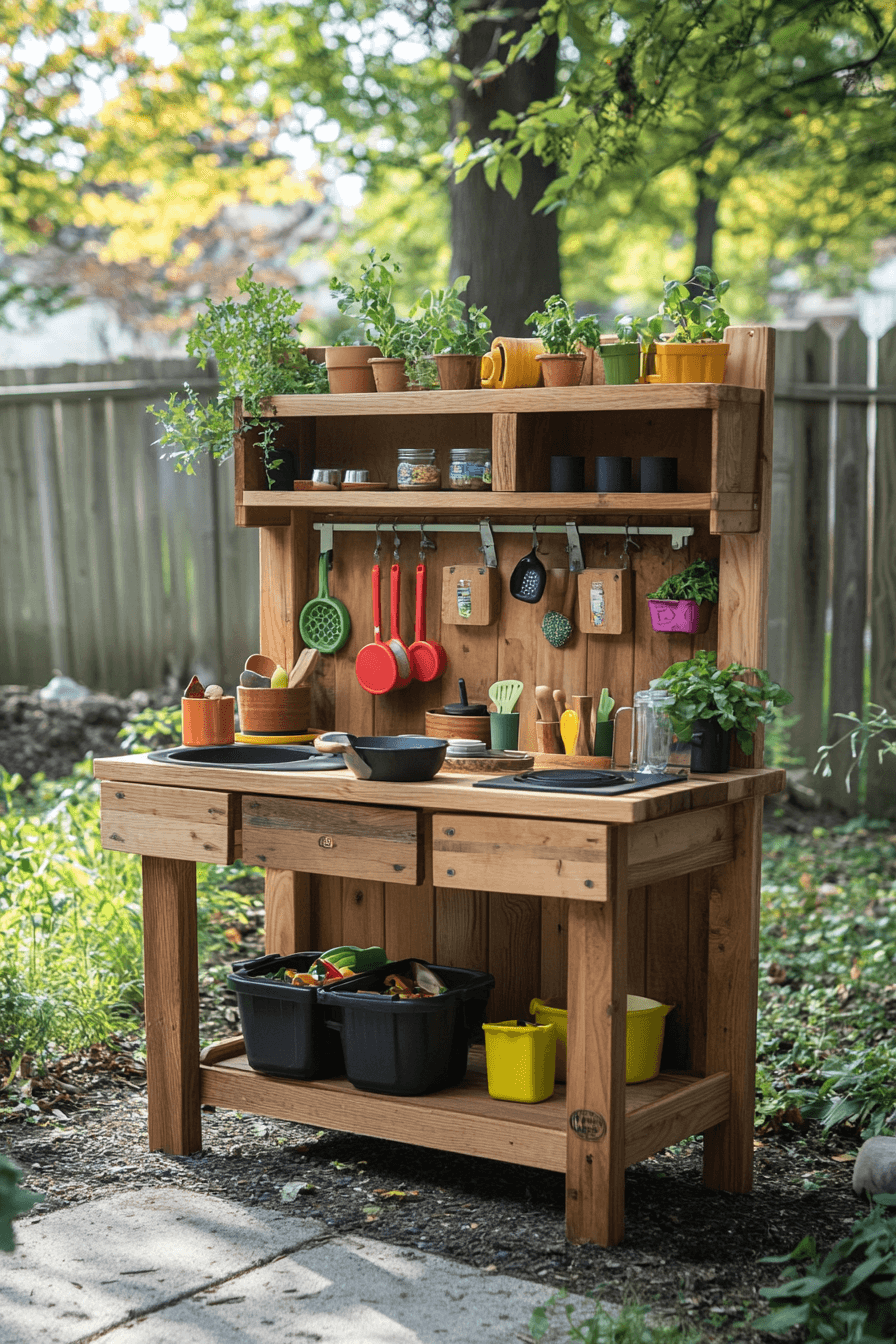 29 Mud Kitchen Ideas For A Fun Engaging Outdoor Activity Zone 29 mud kitchen ideas