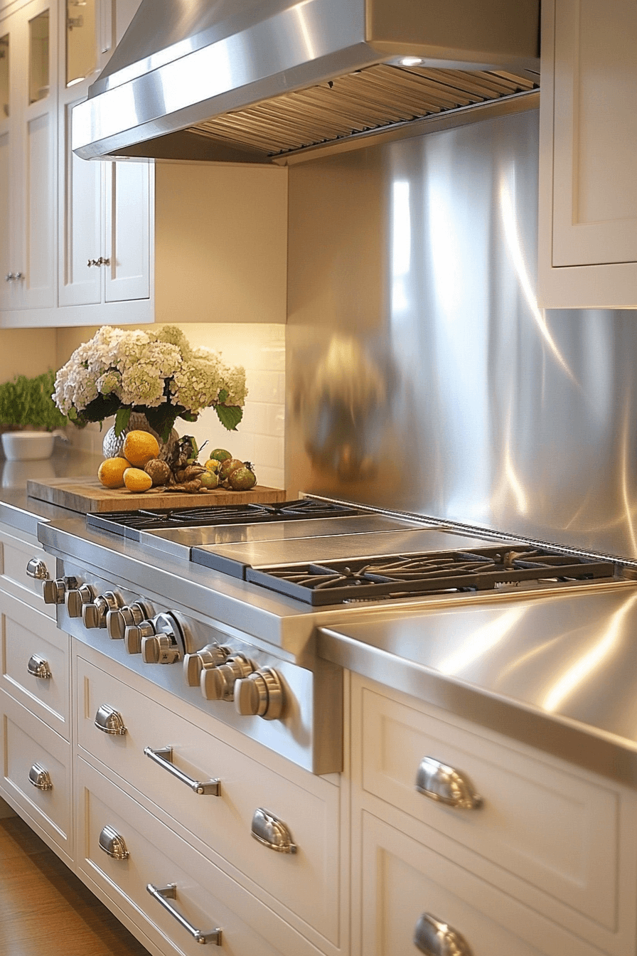 29 Stainless Steel Kitchen Countertops That Bring Professional Charm Home 29 stainless steel kitchen countertops