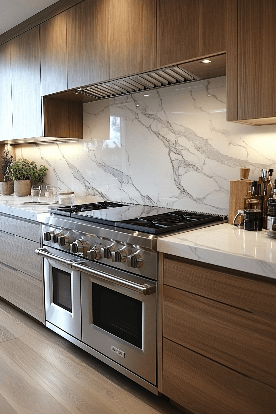 29 Marble Backsplash Inspirations To Create A Bright Modern Space 29 marble backsplash