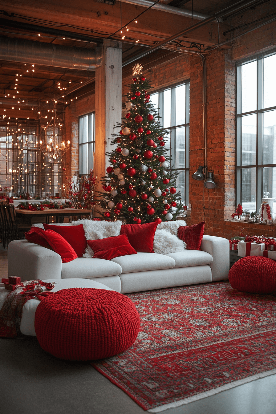 29 Red and White Christmas Decor Ideas For a Cozy Candy Cane Inspired Style 29 red and white christmas decor