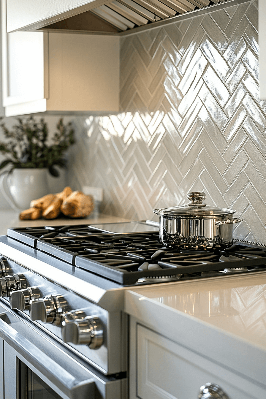 29 Herringbone Backsplash Ideas That Make Your Space Feel Inspired 29 herringbone backsplash