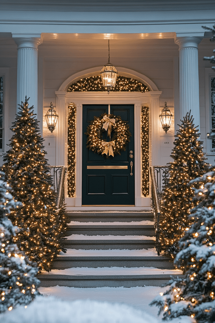 29 Christmas Porch Decor Ideas For A Bright Joy Filled Holiday Look 3 christmas porch decor