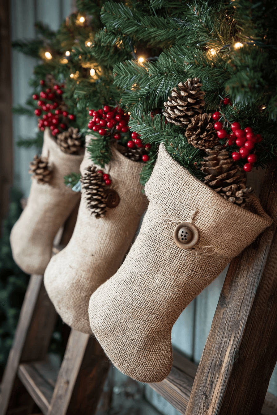 29 Stocking Decorating Ideas That Make Your Mantel Shine Bright 3 stocking decorating ideas