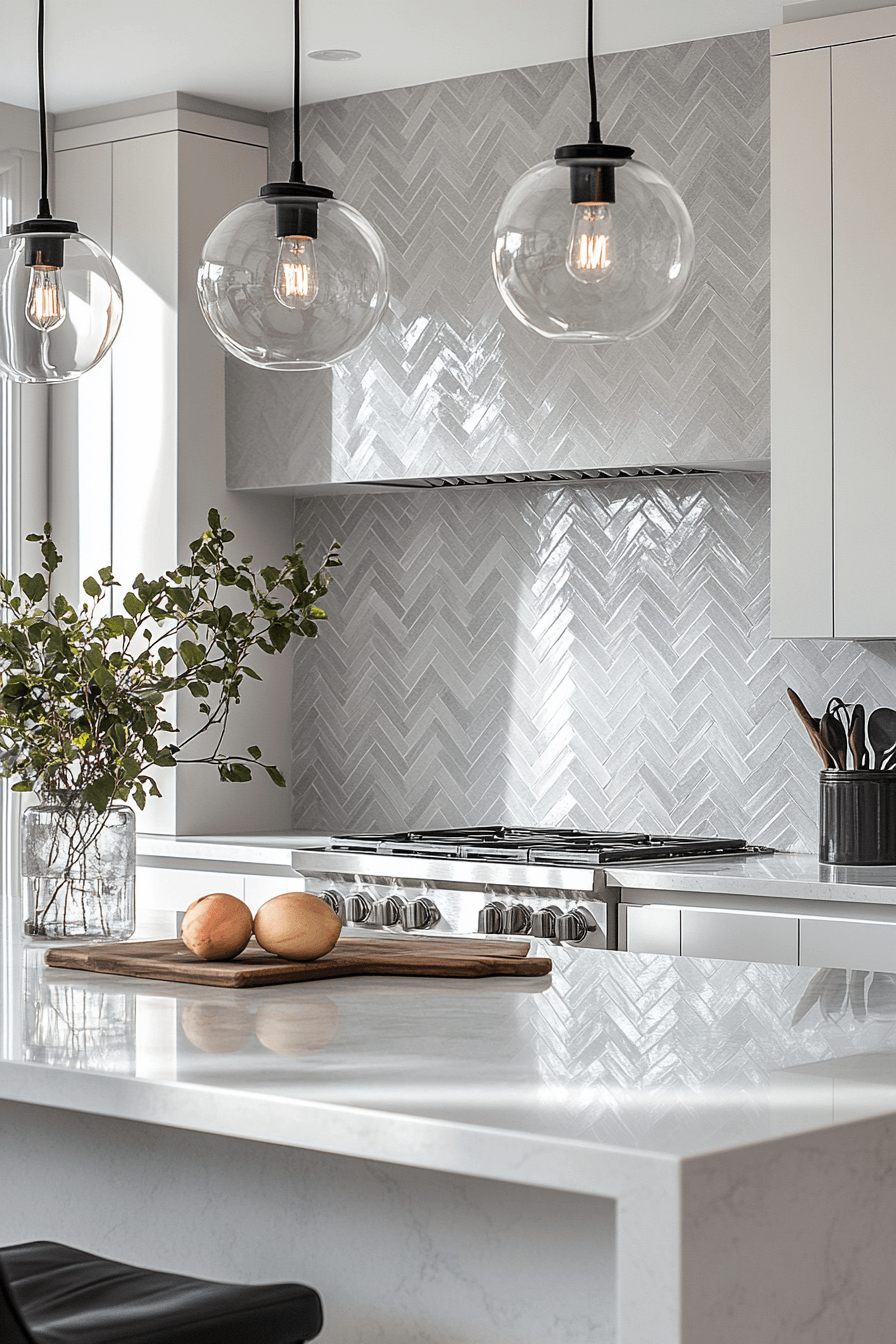 29 Herringbone Backsplash Ideas That Make Your Space Feel Inspired 3 herringbone backsplash