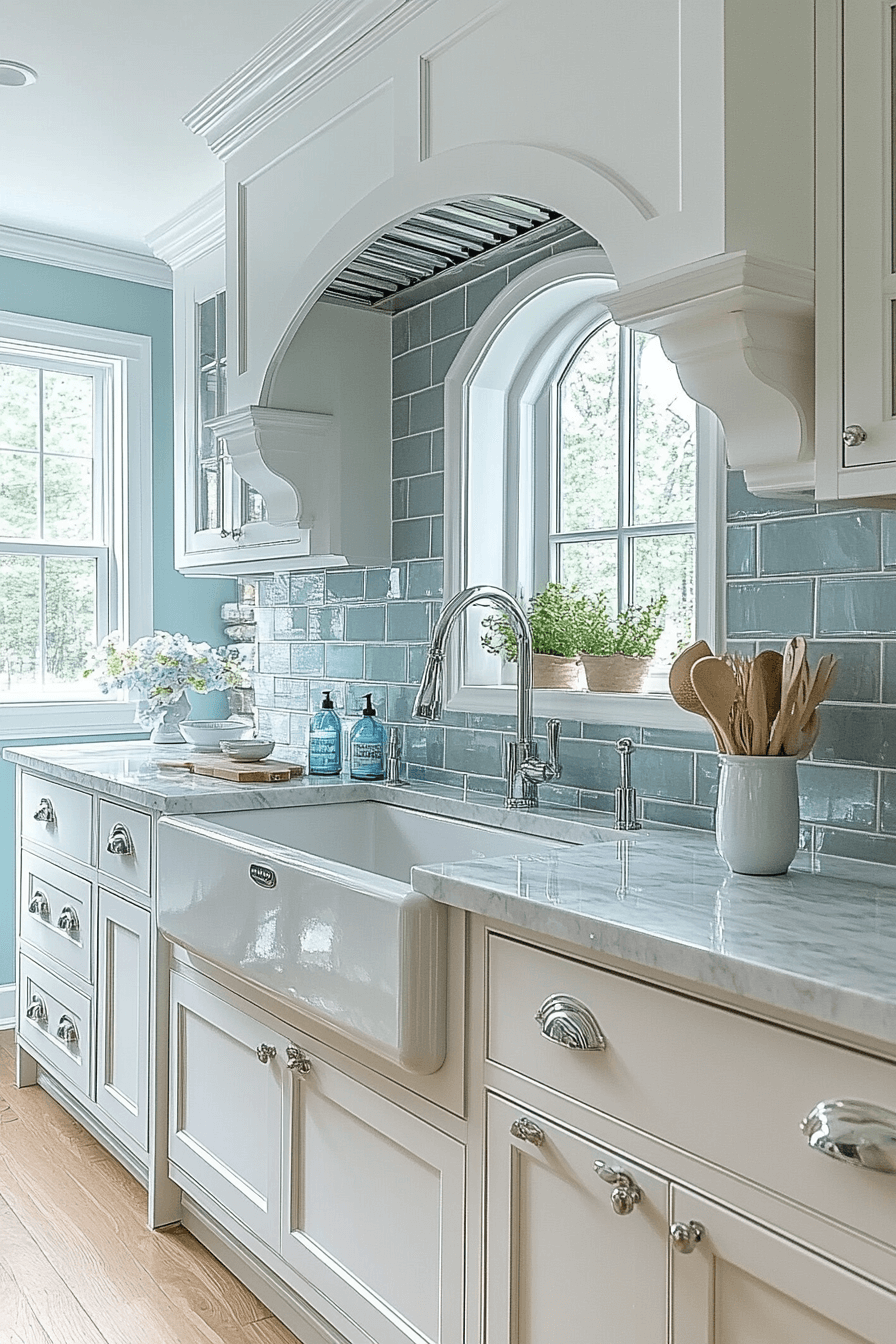 29 Coastal Kitchen Backsplash Ideas For A Cheerful Beach House Vibe 3 coastal kitchen backsplash ideas