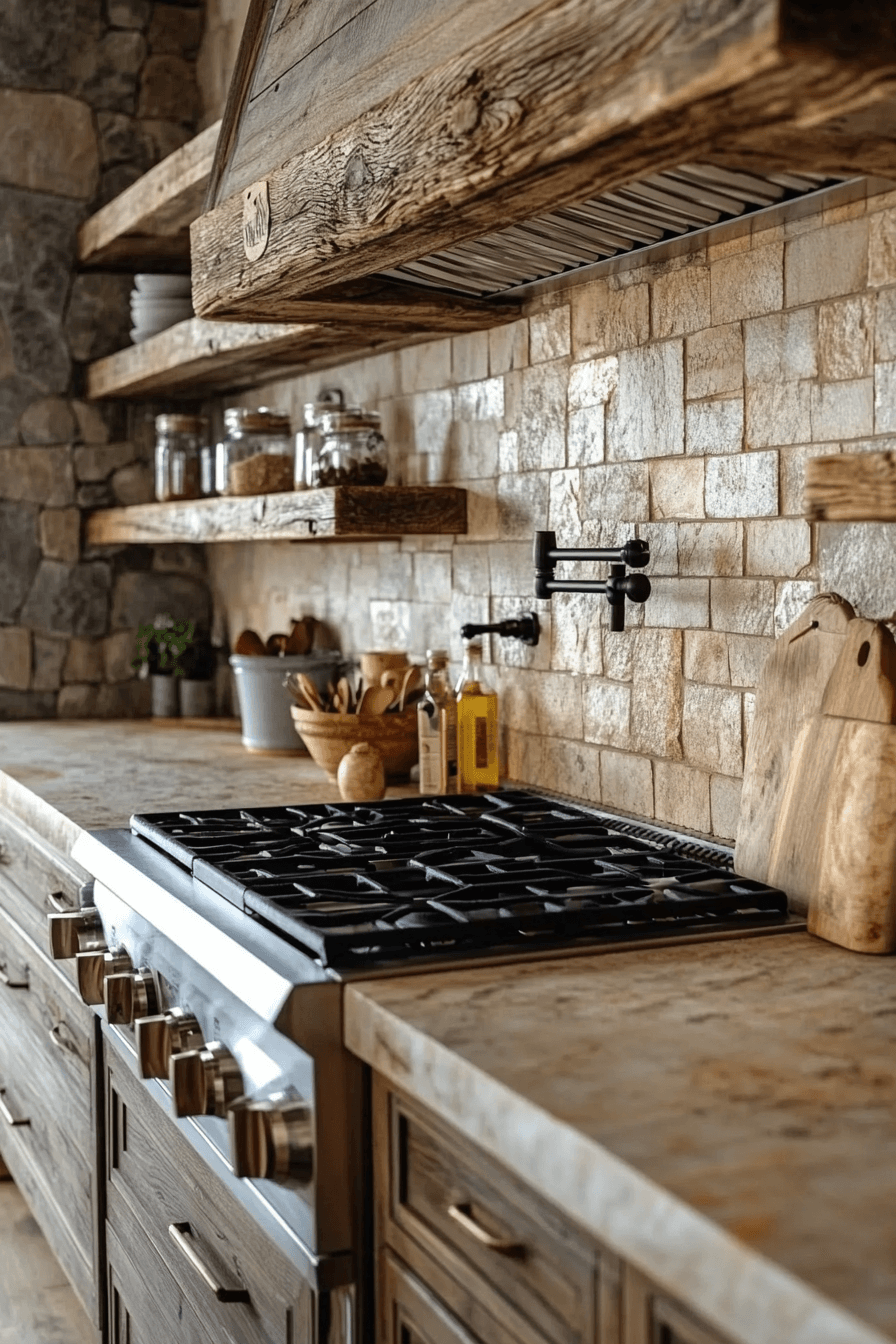 29 Rustic Kitchen Backsplash Ideas For A Charming Uplifting Transformation 3 rustic kitchen backsplash