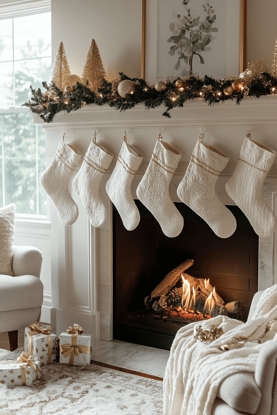 29 Christmas Fireplace Decor Ideas For A Warm Merry Hearth Display 4 christmas fireplace decor