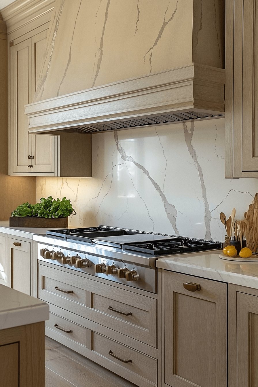 29 Marble Backsplash Inspirations To Create A Bright Modern Space 4 marble backsplash