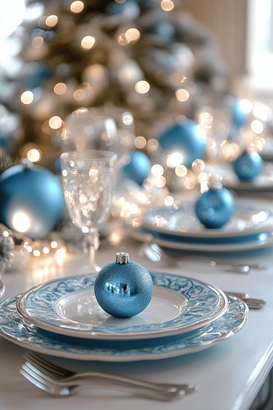 29 Blue Christmas Decor Ideas for a Magical Winter Glow 5 blue christmas decor ideas
