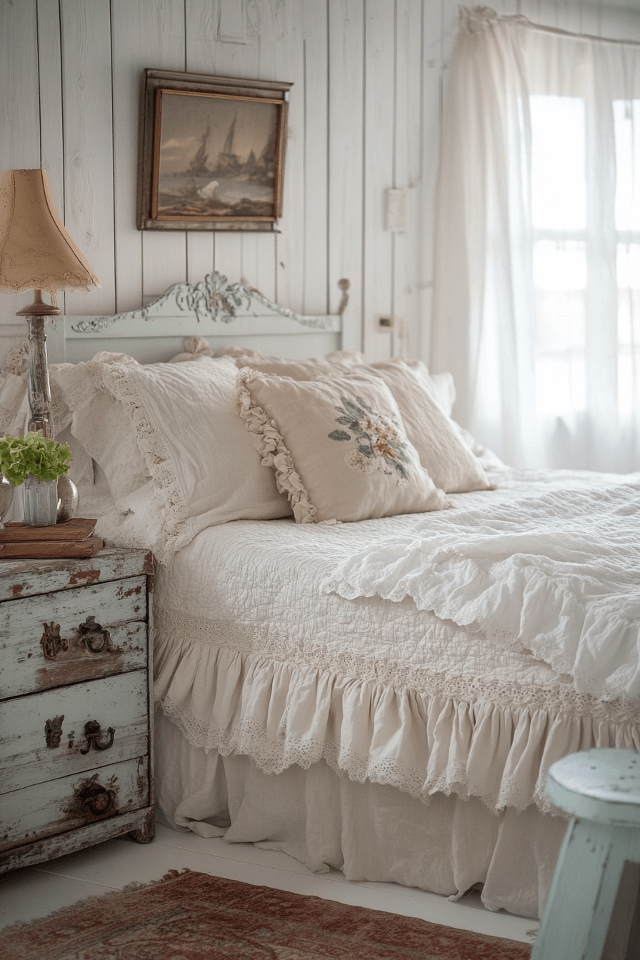29 Vintage Farmhouse Bedroom Designs To Inspire Charming Cozy Interiors 5 vintage farmhouse bedroom