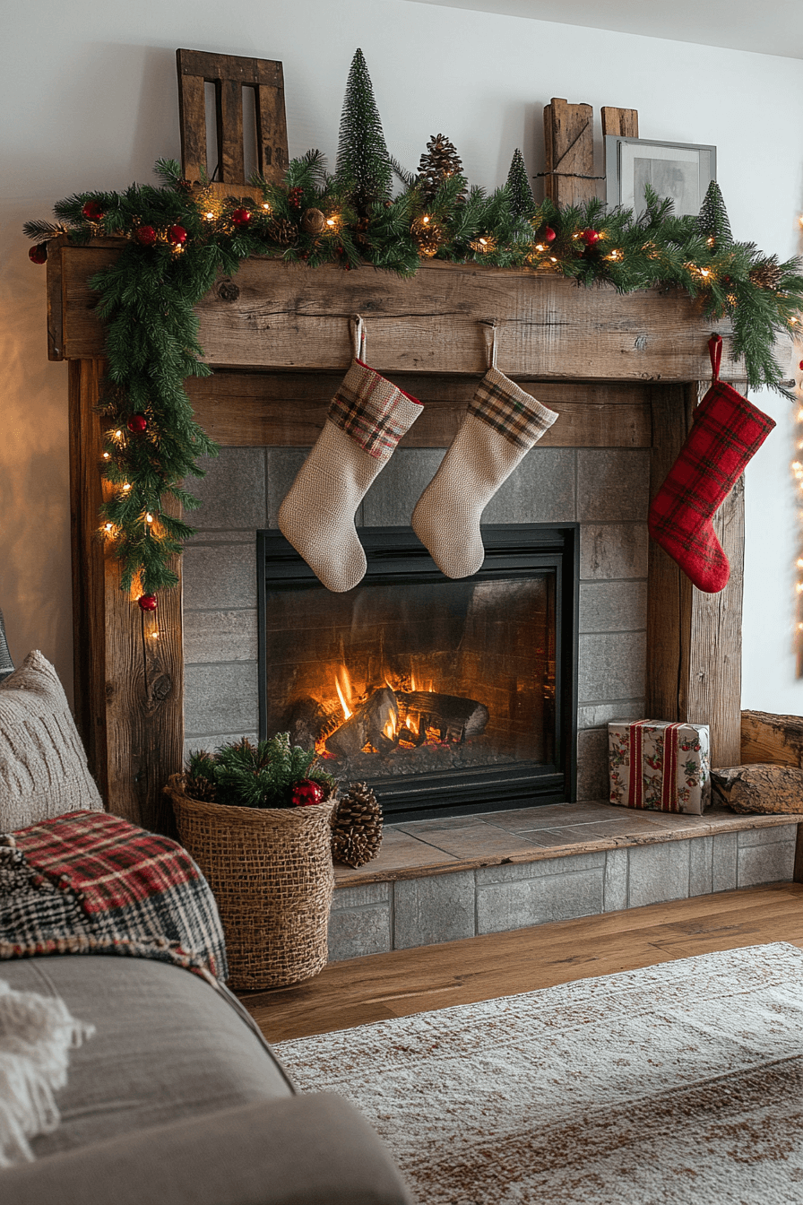 29 Christmas Mantel Decor Ideas For A Stunning Festive Fireplace Style 5 christmas mantel decor