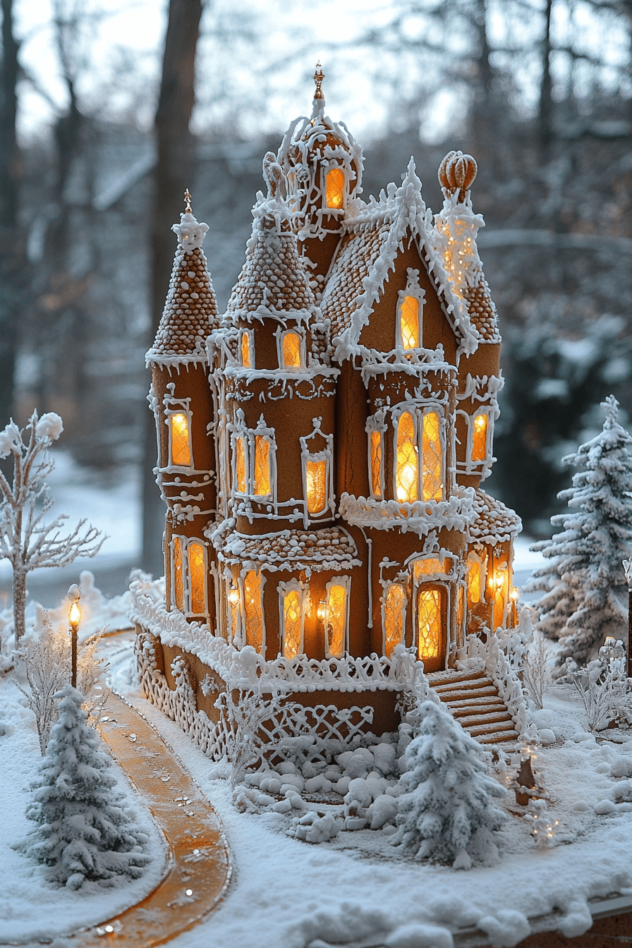 29 Gingerbread House Ideas For A Magical Heartwarming Holiday Craft 5 gingerbread house