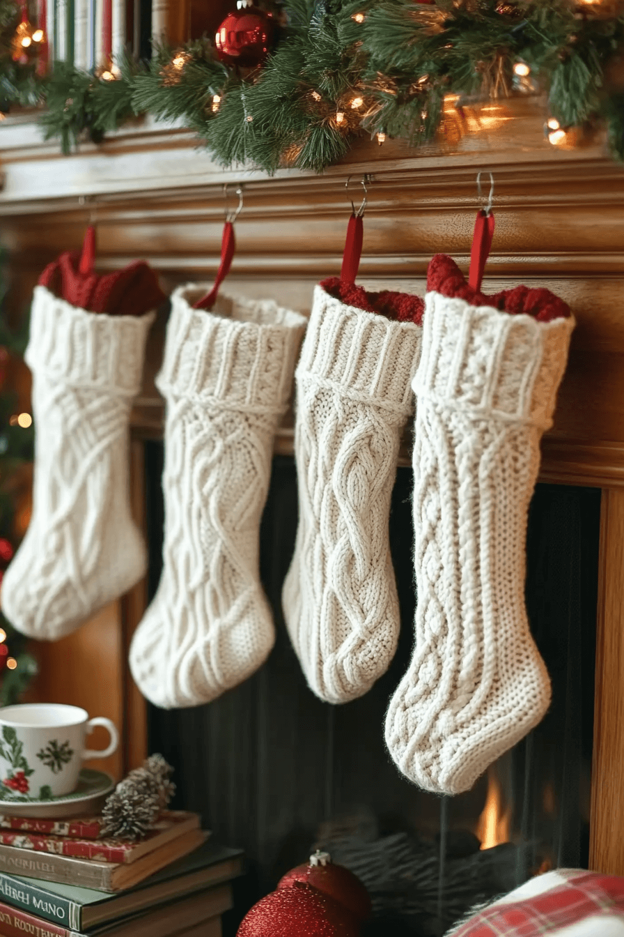 29 Stocking Decorating Ideas That Make Your Mantel Shine Bright 5 stocking decorating ideas